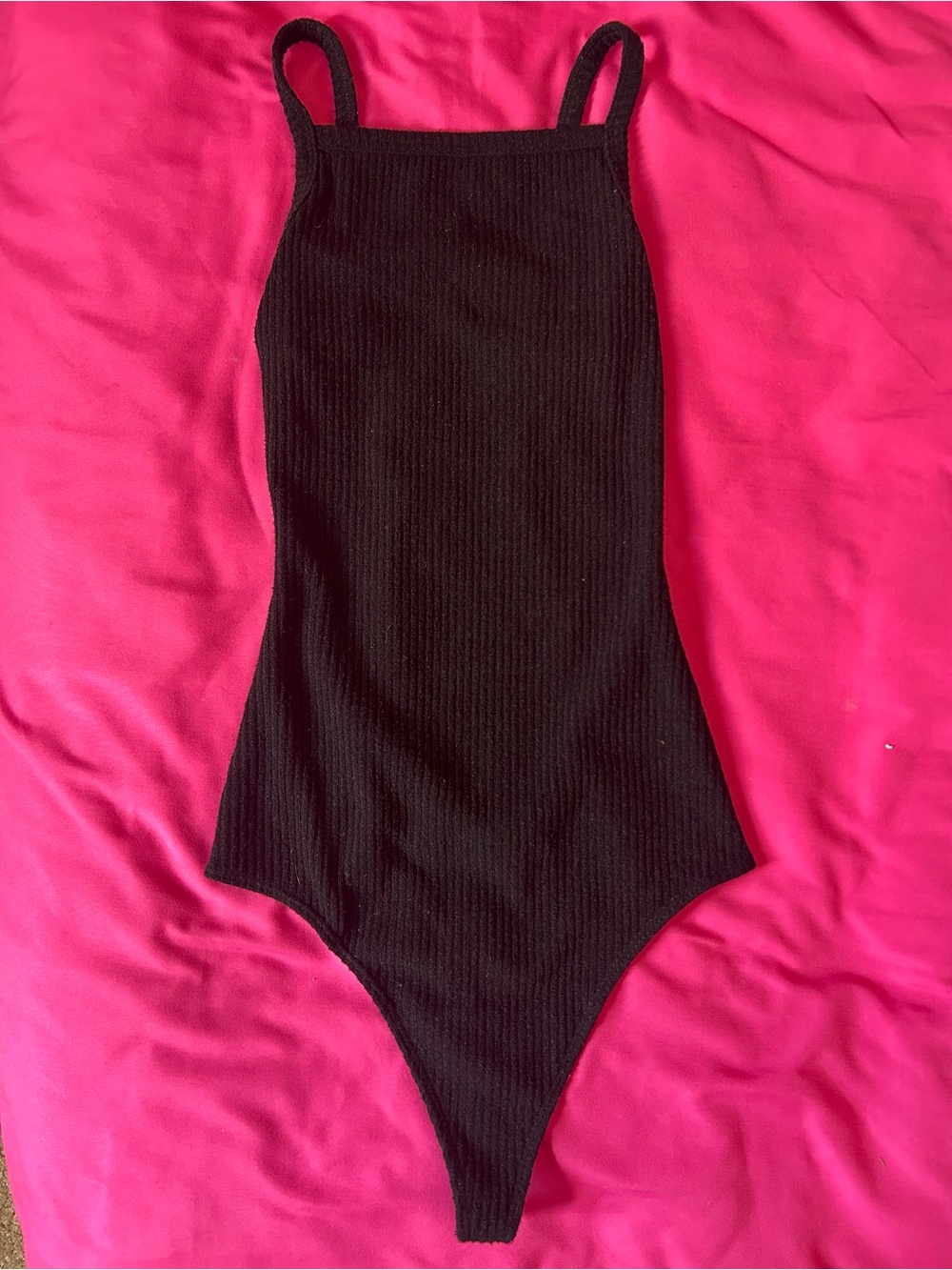 Wilfred Black Ribbed Bodysuit